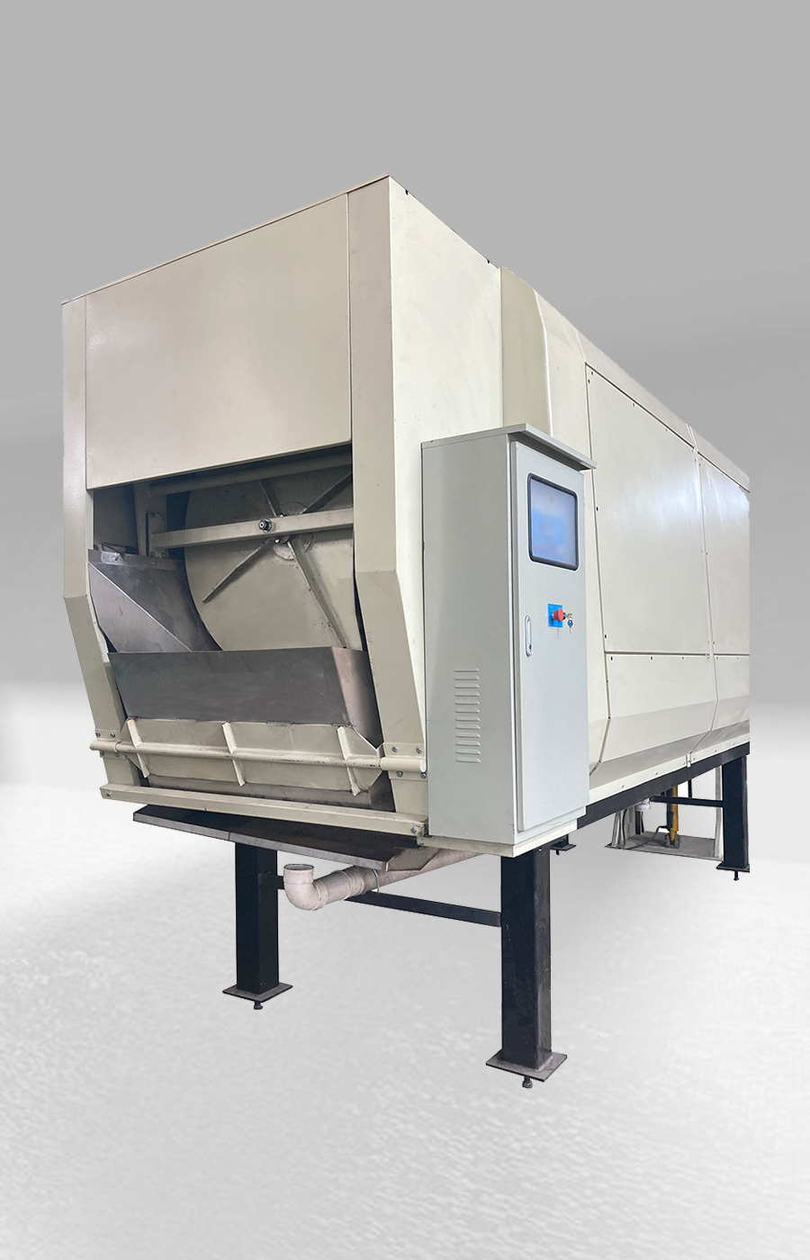 Rotary garbage compression equipment